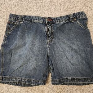 Lee Womens Jean Shorts size 16W
